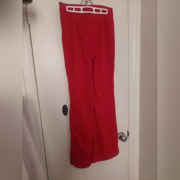 Red flare pants - Picture 5 of 9